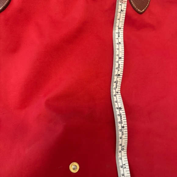 Longchamp Le Pliage - Large with Long Shoulder Straps - Bright Red - Picture 11 of 12